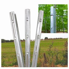 10x Z Profil Pfosten Zaun 2,15