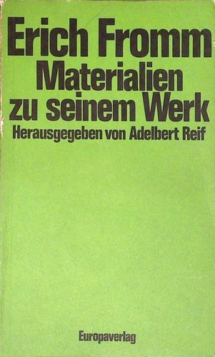 Erich fromm materialien zu - erich,