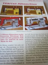 DDR Infokarte Alltag Einkaufen Veritas Nähmaschinen