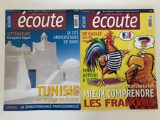 2 Ausgaben écoute - Nr. 4 und 11 aus dem Jahre 2004 - Französisch-Magazin