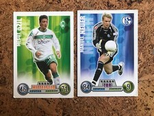 2 RC Mesut Özil + Manuel Neuer ROOKIE CARDS Match Attax 2007-2008 Rare Germany