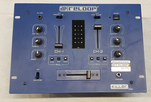 Reloop killer blue mixer musik - blue,