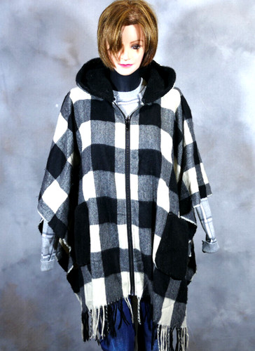 Poncho desigual mit - poncho,