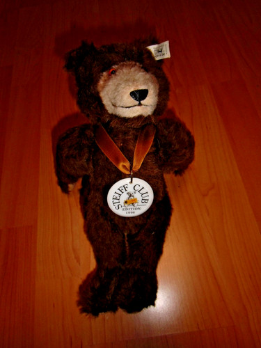 Steiff club bär - dicky, 1996