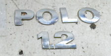 VW Polo 9N Bj 2003 Emblem Schriftzug POLO 1,2 #135558-G640
