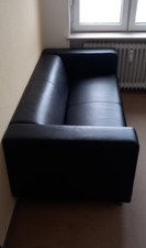IKEA Sofa - KLIPPAN 2er-Sofa, Bomstad schwarz