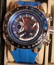DeLorean Herren Uhr Blau