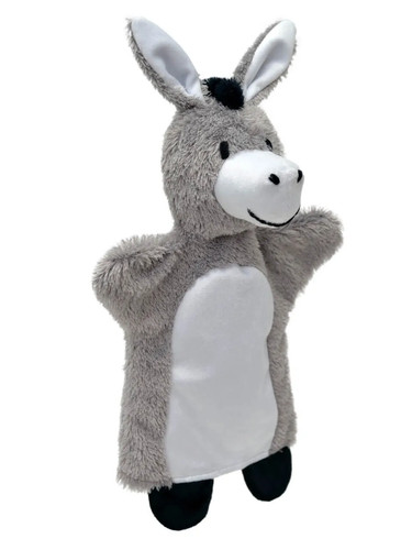 Handpuppe esel 34cm - esel,