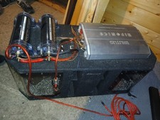 HIFONICS MERCURY Dual 20cm SUBWOOFER + Zubehör