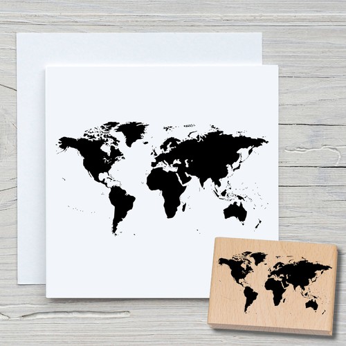 Stempel welt motivstempel - -,