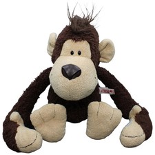 NICI Affe mit Klett Händen, braun Kuscheltier 33cm Gebraucht