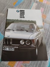 BMW E3 2500 2800 3.0S 3.0Si UK