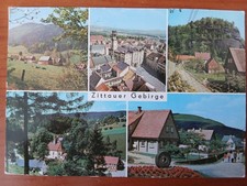 Postkarte 2531 gelaufen, Zittauer Gebirge, Ansichtskarte, Sammlung