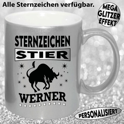 Tasse sternzeichen mit name - tasse,