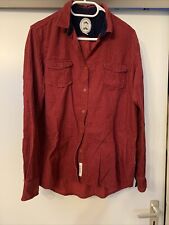 Damen Hemd Ganesh Modell Langarm Gr. (3) 38/40/42 Bordeaux Rot Blau  Neu