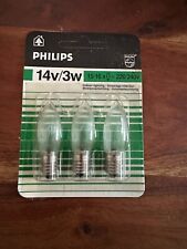 Philips 14V 3W Ersatzlampen für Lichterketten (5 Tüten mit jeweils 3 Lampen)