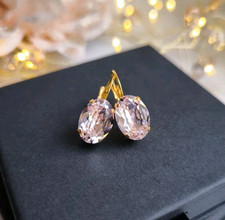 Ohrringe mit Swarovski Oval
