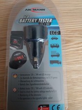 Ansmann LCD Batterie Tester 12V/24V für Zigarettenanzünder 