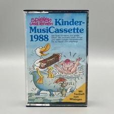 Kinder MusiCassette 88 spielen und lernen MC Kassette Kindermusik Velber
