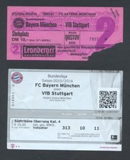 FC Bayern München - VfB Stuttgart ---  2x Ticket Bundesliga