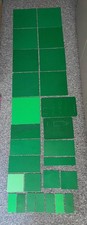 Lego  27x Baseplates Grün