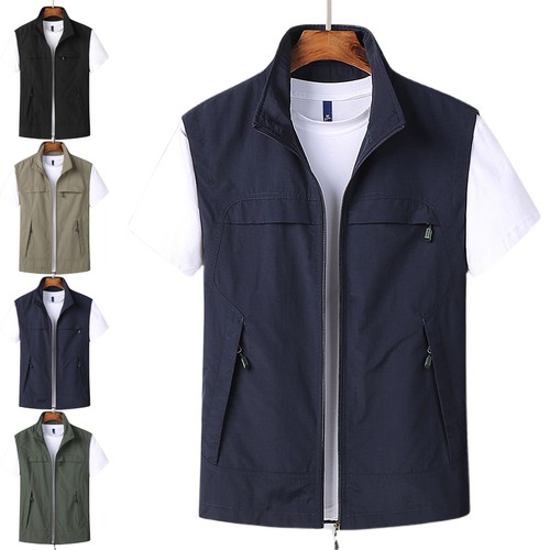 Herren zipper weste - zipper,