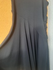 Dunkelgrauer Maxirock, aus