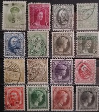Alte Briefmarken Sammlung Luxemburg, gestempelt, 2