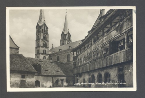 Bamberg alte hofhaltung - ak,