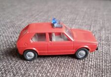 Wiking Nr. 606 VW Golf 1 Feuerwehr Einsatzleitwagen Blassrot