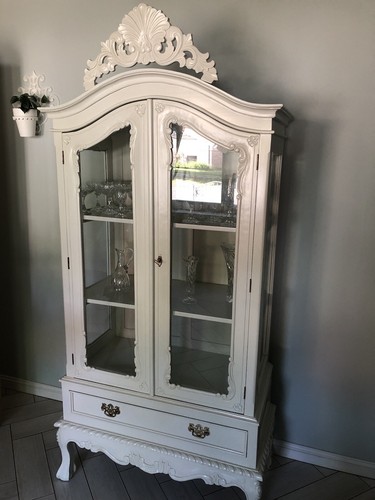 Chippendale vitrine mahagoni - chippendale,