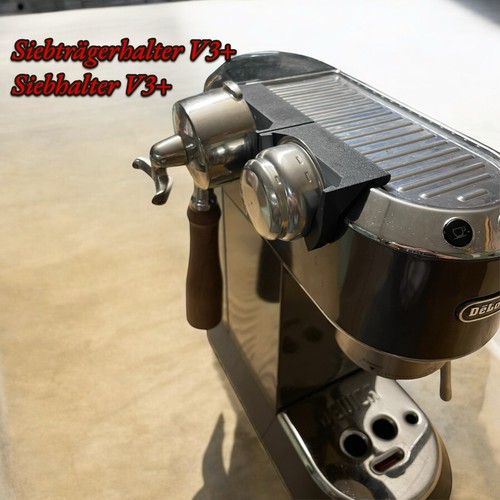 Siebträgerhalter und - v3+,