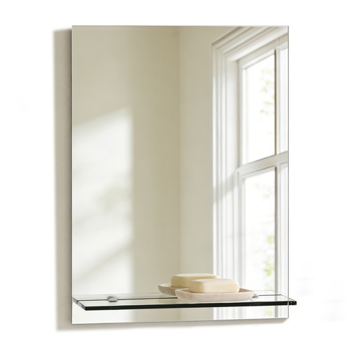 Wandspiegel mit ablage 60x45cm - ablage,