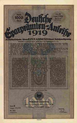 Deutsche sparprämien anleihe - deutsche,