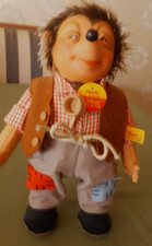 steiff "mecki", alt, 26cm groß, neuwertig, vitrinenobjekt,