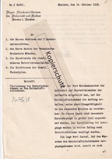 Schr. Staatsministerium Luftschutz Reichsluftschutzbund 1938 Unterrichtsräume