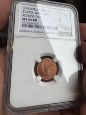 1 Cent Probe Fehlprägung