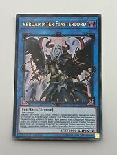 Yu-Gi-Oh! Einzelkarte Verdammter Finsterlord bespielt