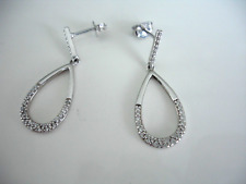 TCM Ohrringe Echtsilber Silber 925 Zirkonia wie NEU