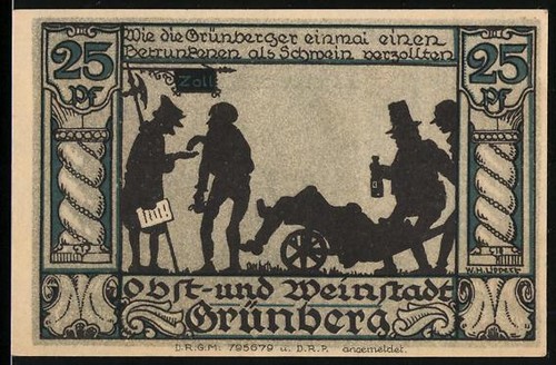 Notgeld grünberg schl 25 - i., schl.,
