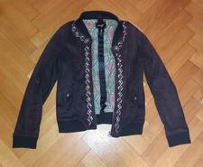Damen Jacke Größe M schwarz innen bunt