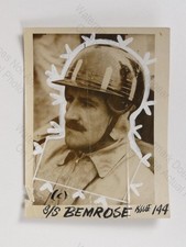 Graham Hill F1 Formel 1 Rennfahrer Helm TV Times Pressefoto 1960er Vintage