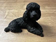 Castagna Hundefigur Pudel schwarz – Original 1988 – Made in Italy