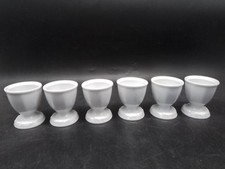 6 Stück Villeroy & Boch,Eierbecher auf Standfuß,Maria Weiß 