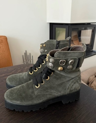Light oliv neuwertige - neuwertige, boots