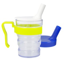 Schnabelbecher Trinkhilfe 2 Aufsätze abnehmbarer Griff Mikrowellengeeignet 200ml