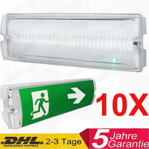 10x notleuchte led - 10x,