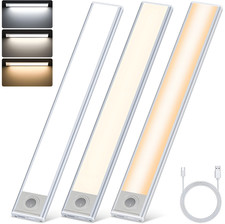 LED Unterbauleuchte Dimmbar Mit Bewegungsmelder 3in1 USB AKKU Küche Schranklampe