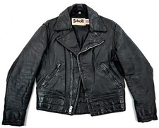 SCHOTT 520 Perfecto US Vintage Officer Biker Motorrad Harley Lederjacke 48 M