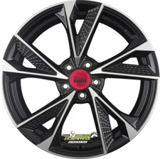4x MAM RS6 black front polish
